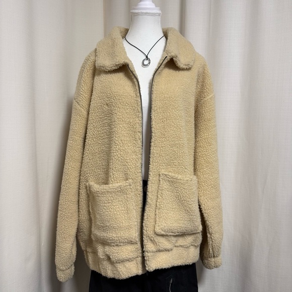 Marc New York Jackets & Blazers - MNY Cozy Tan Sherpa Jacket